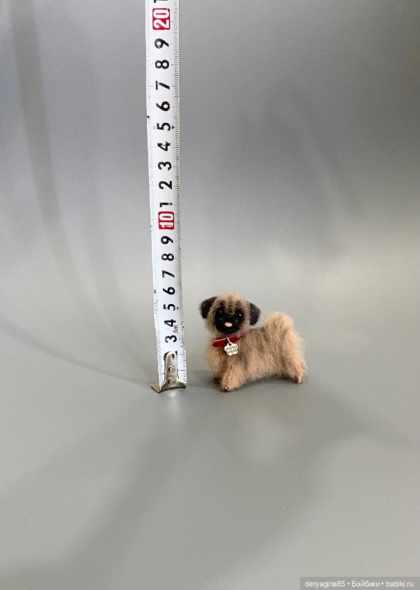 Пекинес — Валяные игрушки из шерсти: сухое валяние (фото 4)