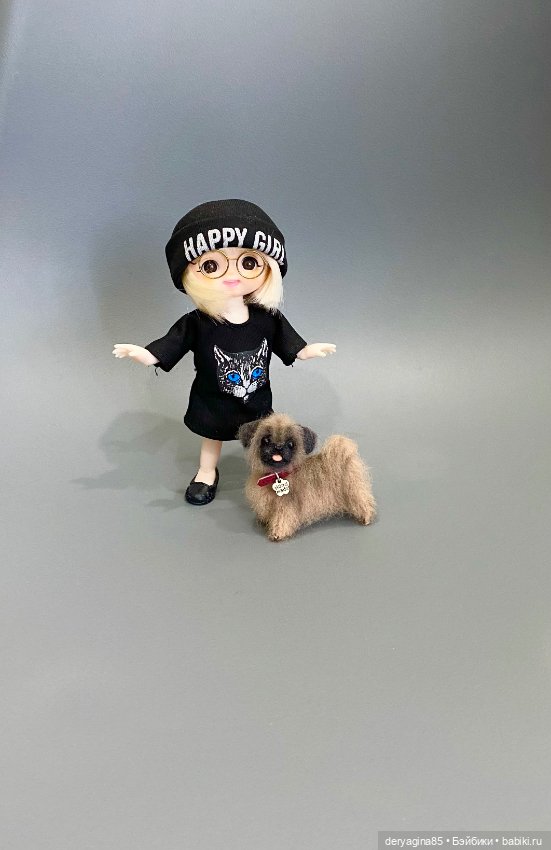 Пекинес — Валяные игрушки из шерсти: сухое валяние (фото 10)