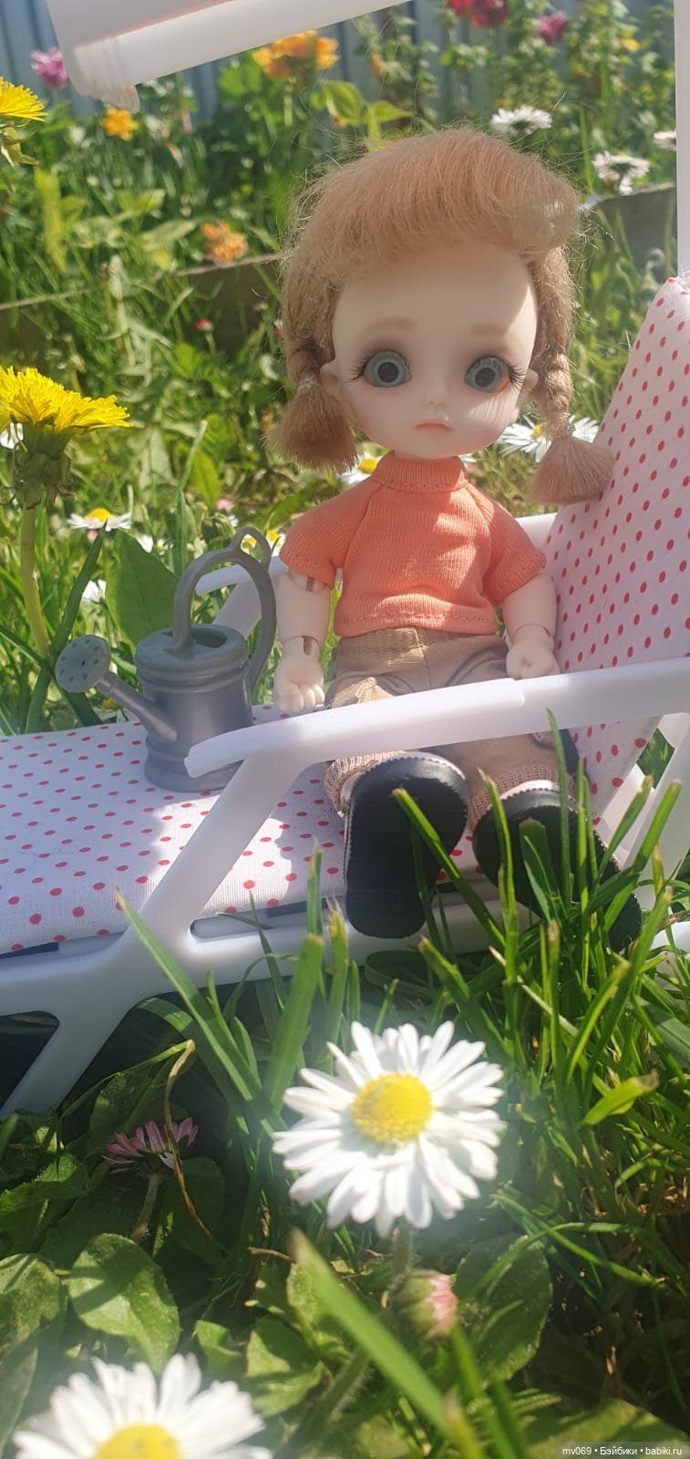 На даче — Куклы с Алиэкспресс (Aliexpress): Китайские шарнирные (фото 3)