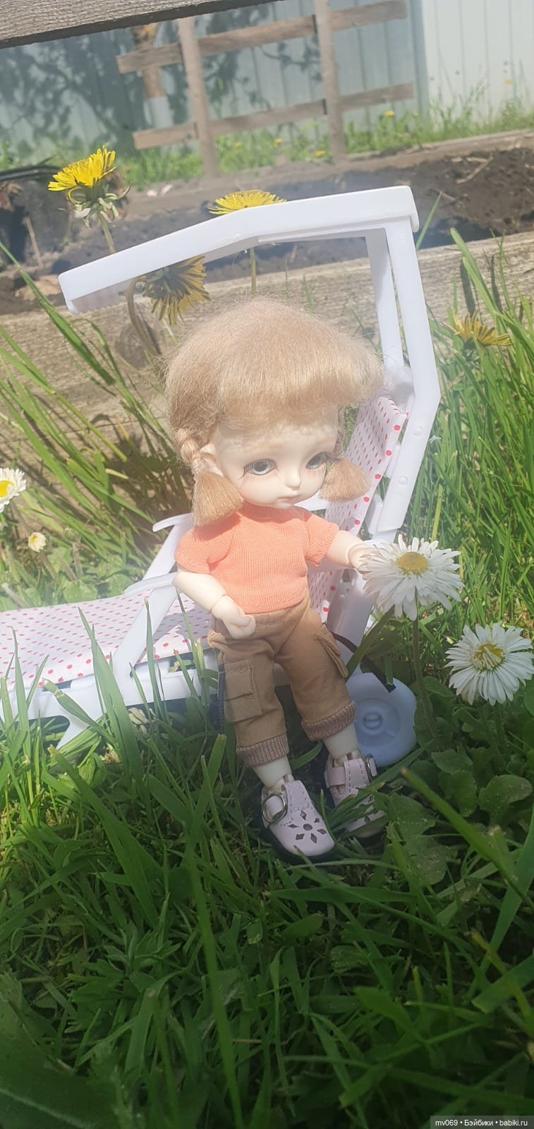 На даче — Куклы с Алиэкспресс (Aliexpress): Китайские шарнирные (фото 4)