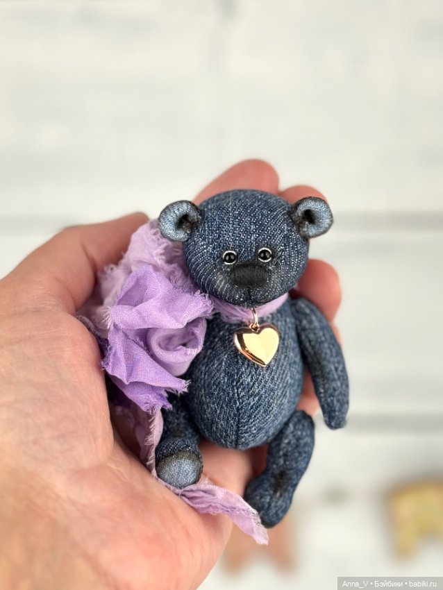 Тедди мишка Бусинка — Авторские мишки Тедди и друзья: фото (фото 3)