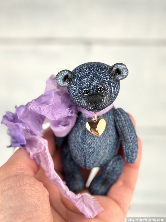 Тедди мишка Бусинка — Авторские мишки Тедди и друзья: фото (фото 4)