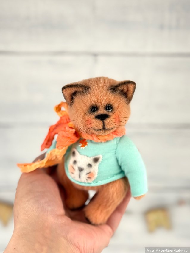 Тедди котик — Авторские мишки Тедди и друзья: фото (фото 3)