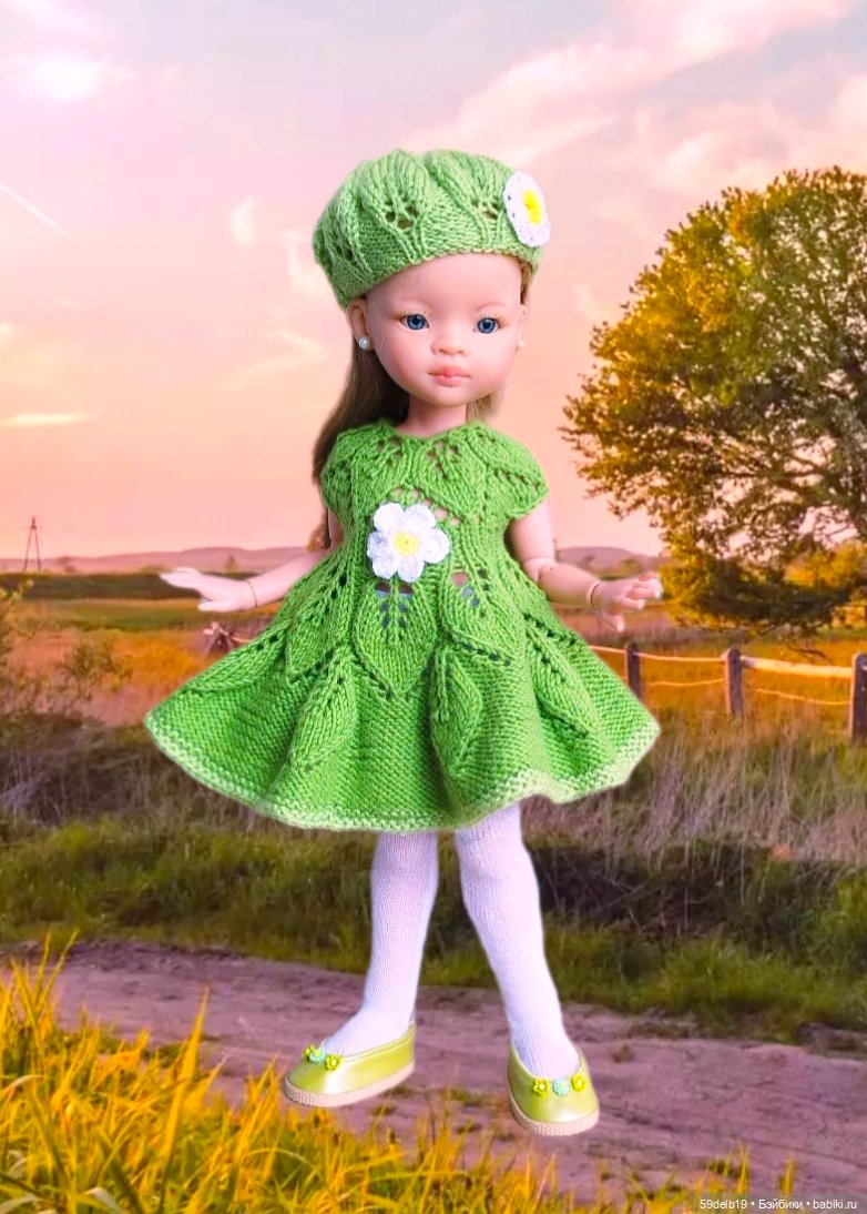 Много кукол, много нарядов, много природы и море цветов (фото 7)