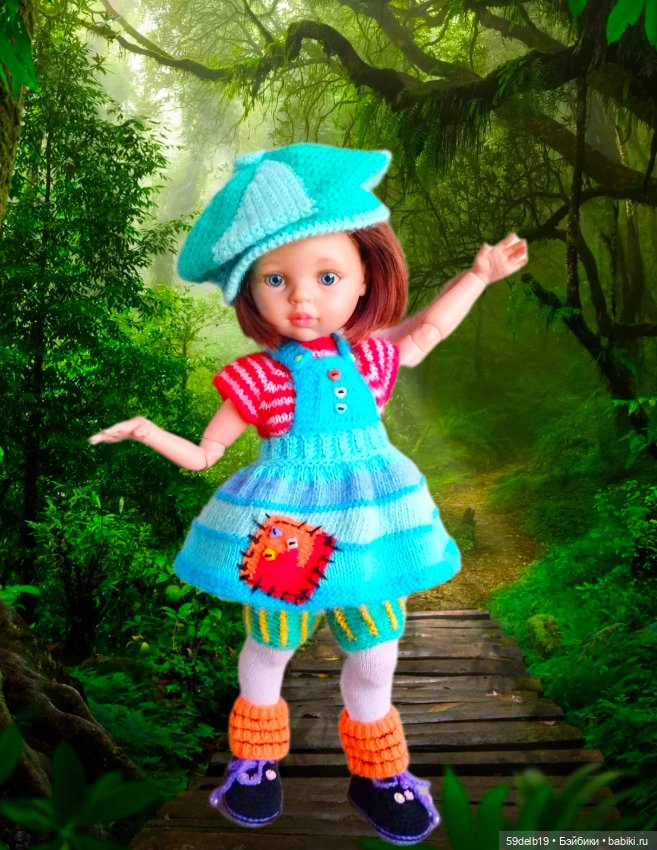 Много кукол, много нарядов, много природы и море цветов (фото 4)