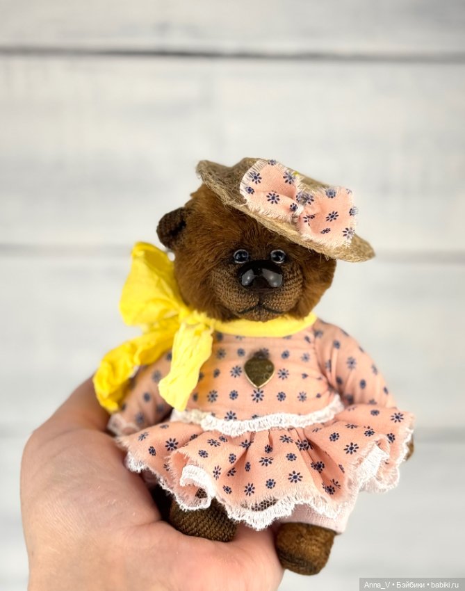 Тедди мишка Мари — Авторские мишки Тедди и друзья: фото (фото 3)