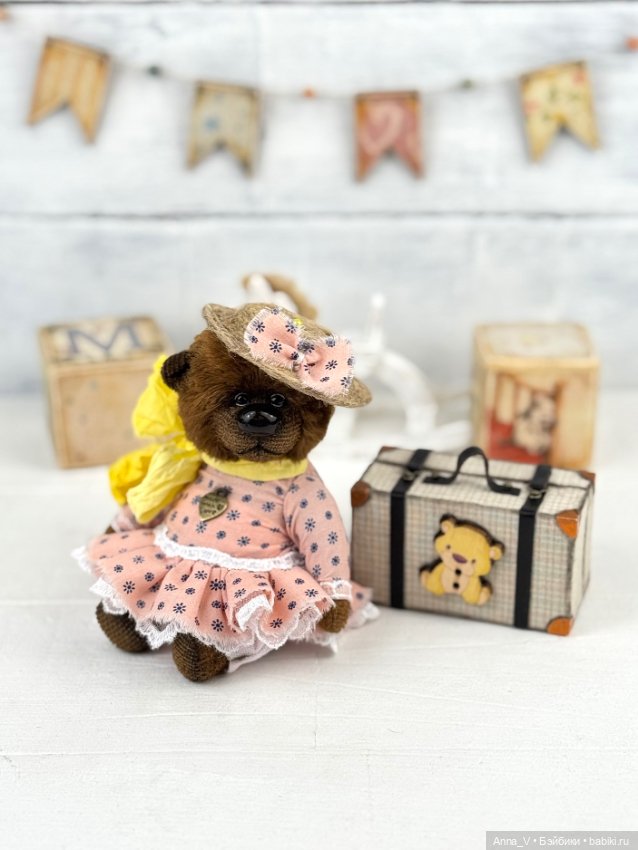 Тедди мишка Мари — Авторские мишки Тедди и друзья: фото (фото 6)