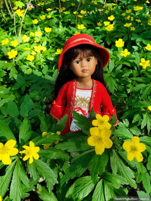 Плюшечки от Heidi Plusczok весной. Часть 1. Лей Ли в красном