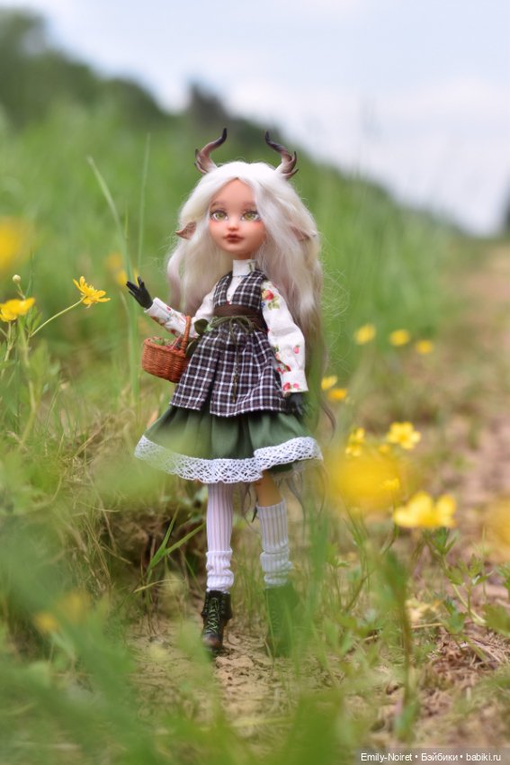 Козочка в лесу — ООАК Monster High и Ever After High: репейнт (фото 4)