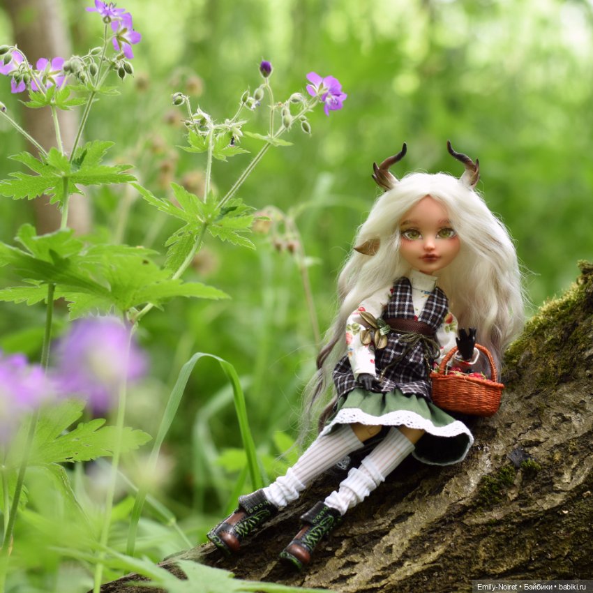 Козочка в лесу — ООАК Monster High и Ever After High: репейнт