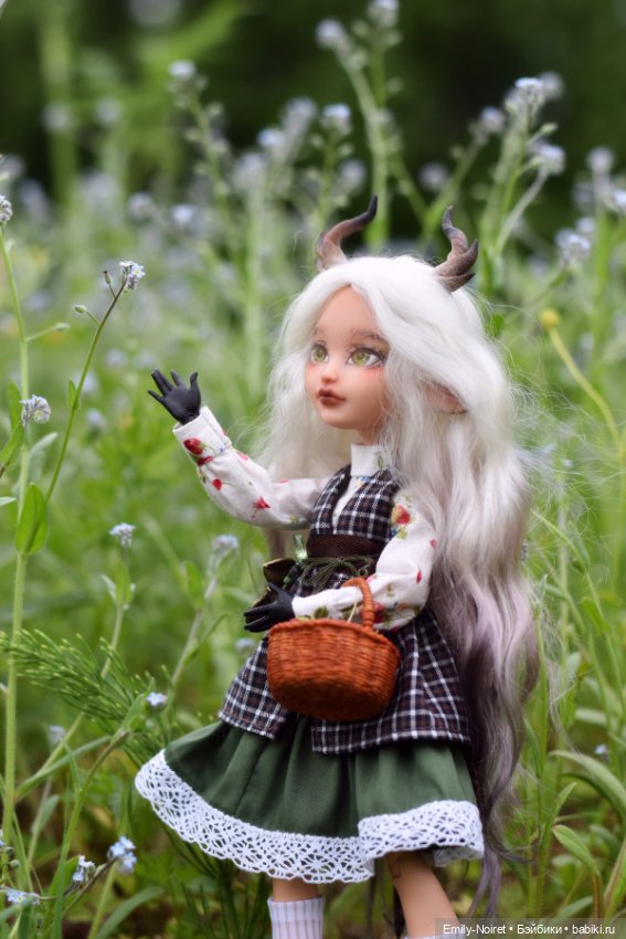 Козочка в лесу — ООАК Monster High и Ever After High: репейнт (фото 7)