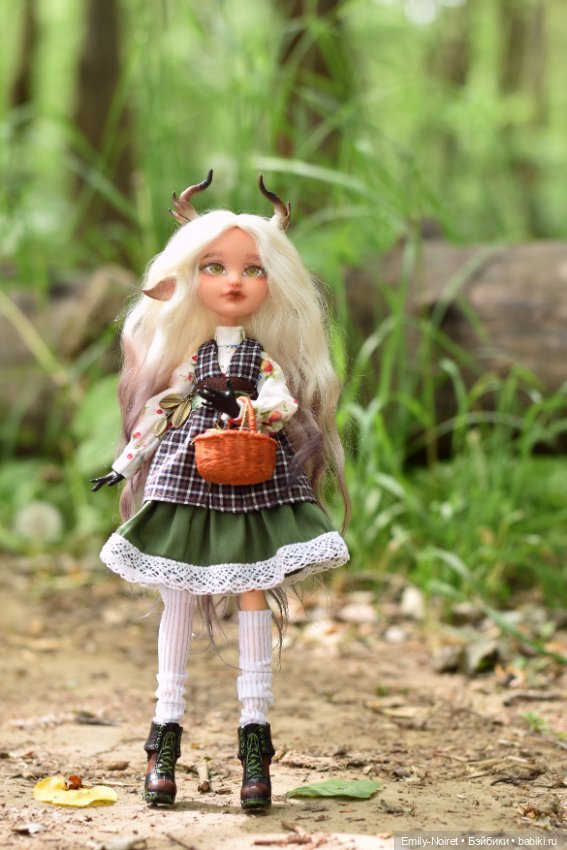 Козочка в лесу — ООАК Monster High и Ever After High: репейнт (фото 3)