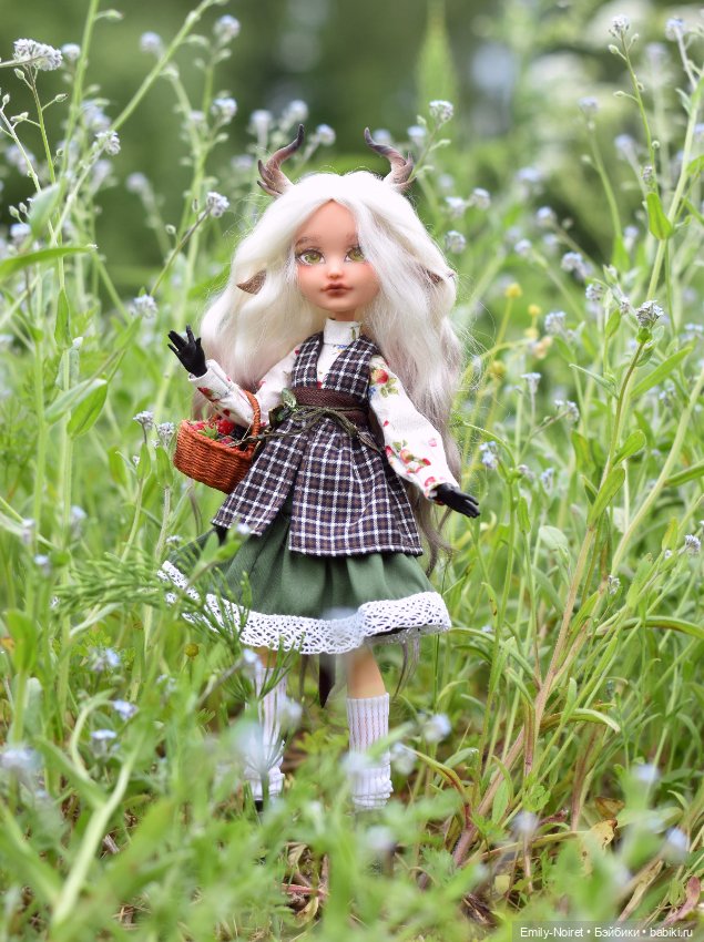 Козочка в лесу — ООАК Monster High и Ever After High: репейнт (фото 6)