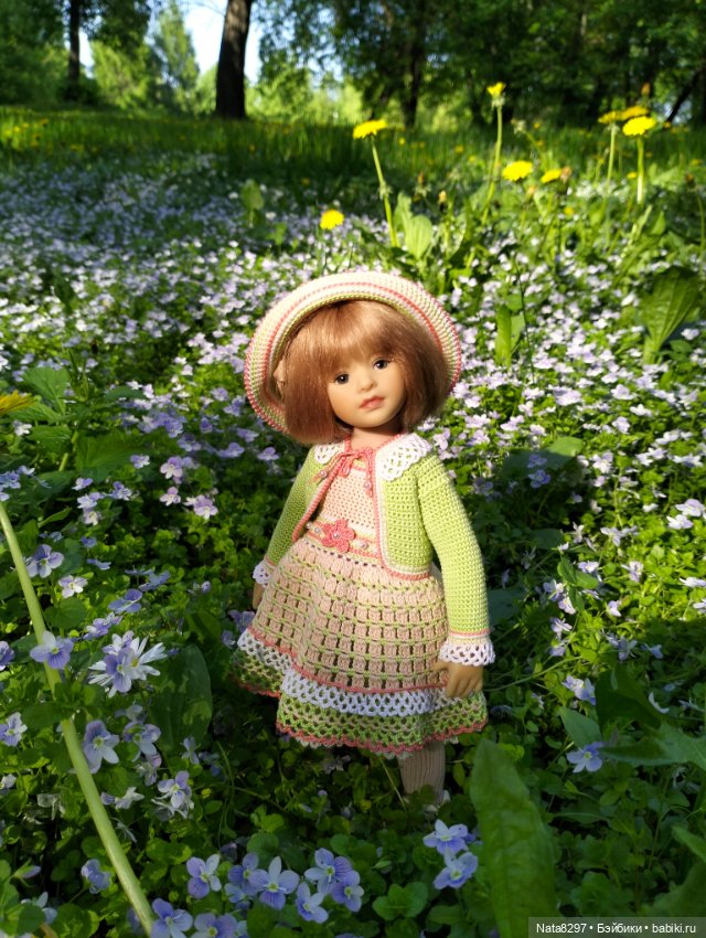 Плюшечки от Heidi Plusczok весной. Часть2. Цветы для Карли