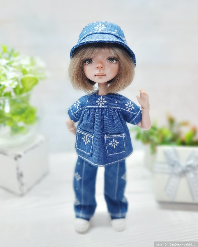 Джинса - наше всё — Одежда и обувь для кукол своими руками: фото (фото 2)