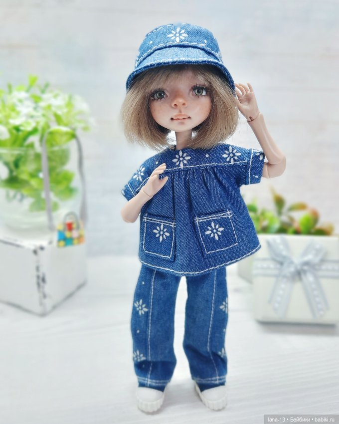 Джинса - наше всё — Одежда и обувь для кукол своими руками: фото (фото 5)