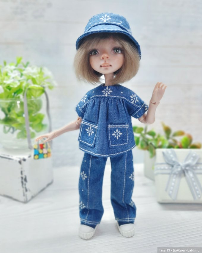 Джинса - наше всё — Одежда и обувь для кукол своими руками: фото (фото 4)