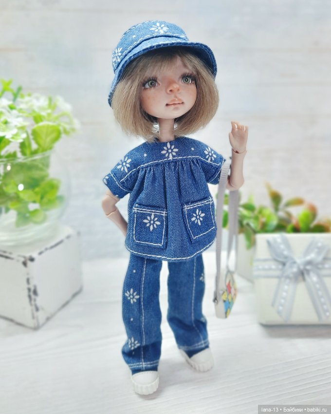 Джинса - наше всё — Одежда и обувь для кукол своими руками: фото (фото 3)