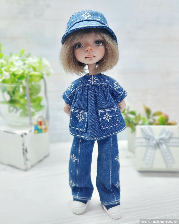 Джинса - наше всё — Одежда и обувь для кукол своими руками: фото (фото 6)
