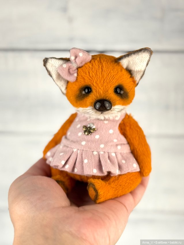 Тедди лисичка — Авторские мишки Тедди и друзья: фото (фото 5)