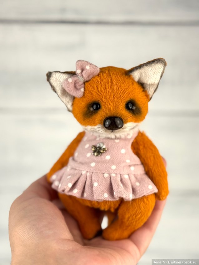 Тедди лисичка — Авторские мишки Тедди и друзья: фото (фото 4)
