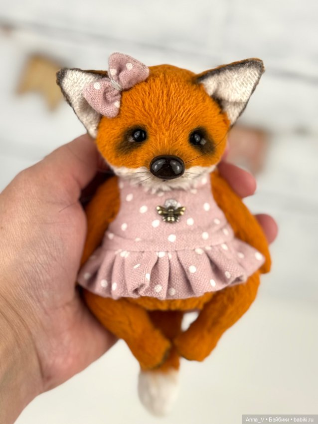 Тедди лисичка — Авторские мишки Тедди и друзья: фото