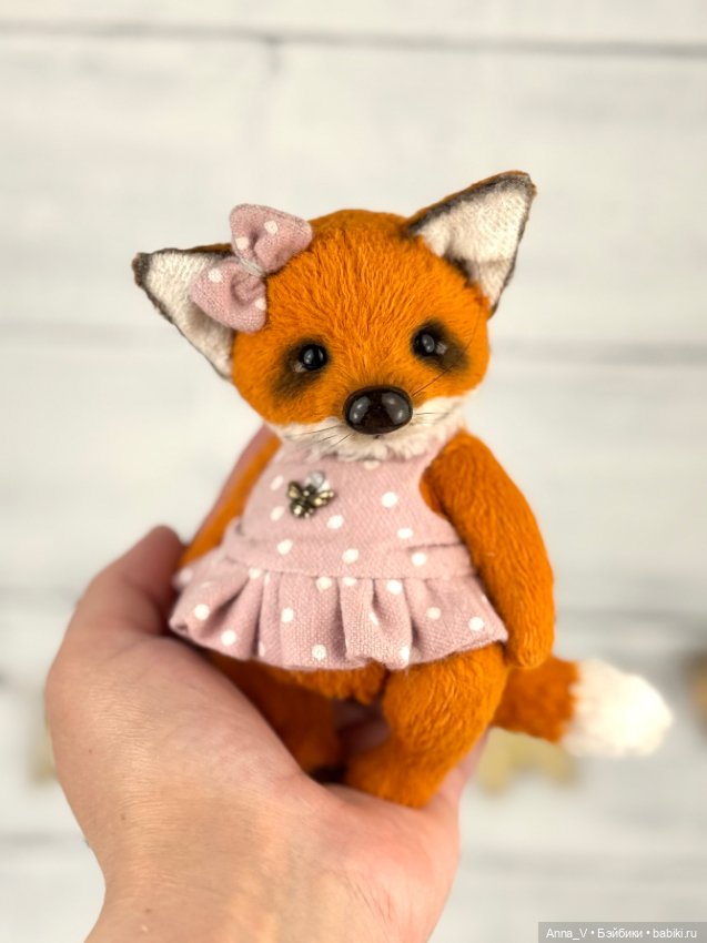Тедди лисичка — Авторские мишки Тедди и друзья: фото (фото 2)
