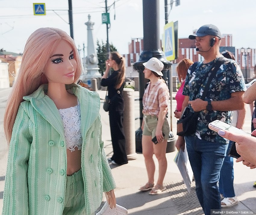 Гердочка изучает свой город