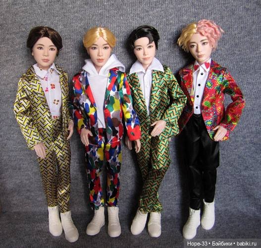 Великолепная семёрка — Куклы BTS (БТС) от Mattel: K