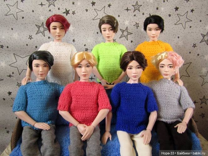 Великолепная семёрка — Куклы BTS (БТС) от Mattel: K (фото 3)