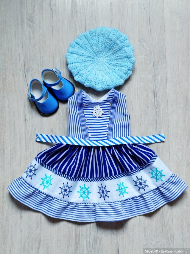 Море зовёт 🌊🌊🌊🌊🌊🌊🌊 — Одежда и обувь для кукол своими руками: фото