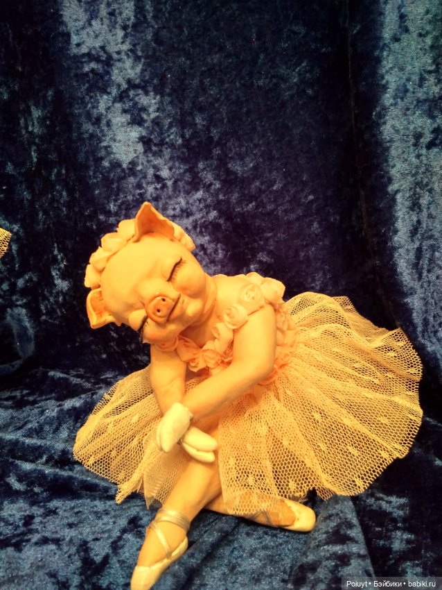 Свинки, они такие свинки — Лепка авторских игрушек и папье (фото 4)