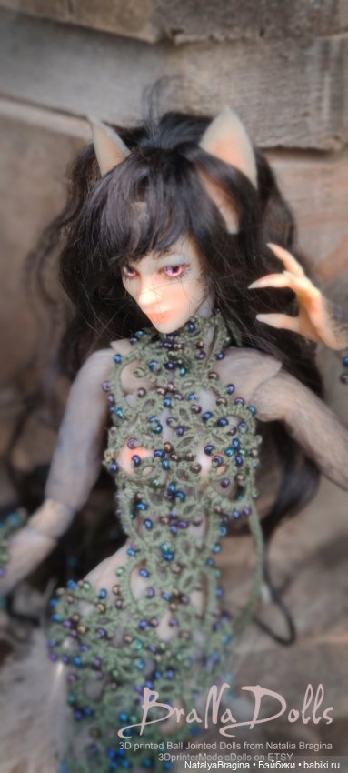 Бурая Лиса Оборотень — Авторские шарнирные куклы своими руками: лепка (фото 10)