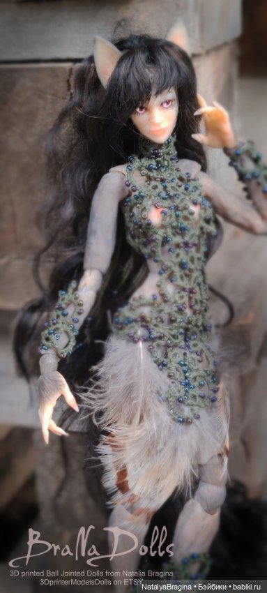 Бурая Лиса Оборотень — Авторские шарнирные куклы своими руками: лепка (фото 8)