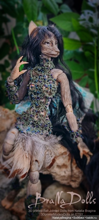 Бурая Лиса Оборотень — Авторские шарнирные куклы своими руками: лепка (фото 7)