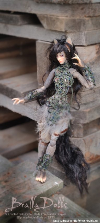 Бурая Лиса Оборотень — Авторские шарнирные куклы своими руками: лепка