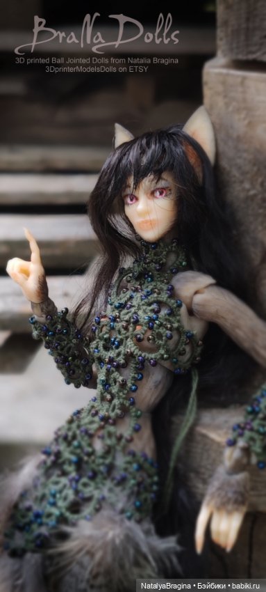 Бурая Лиса Оборотень — Авторские шарнирные куклы своими руками: лепка