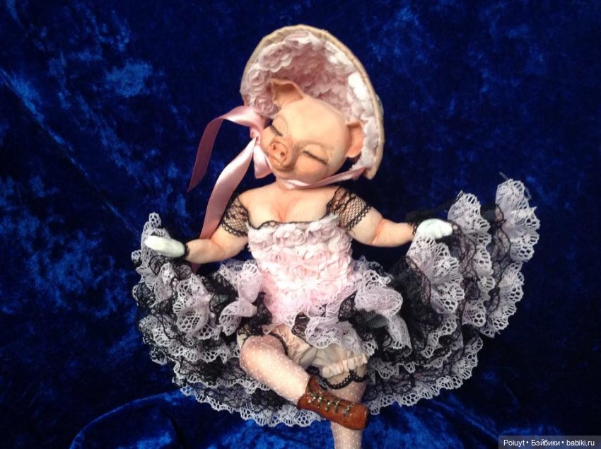 Свинки, они такие свинки — Лепка авторских игрушек и папье (фото 6)