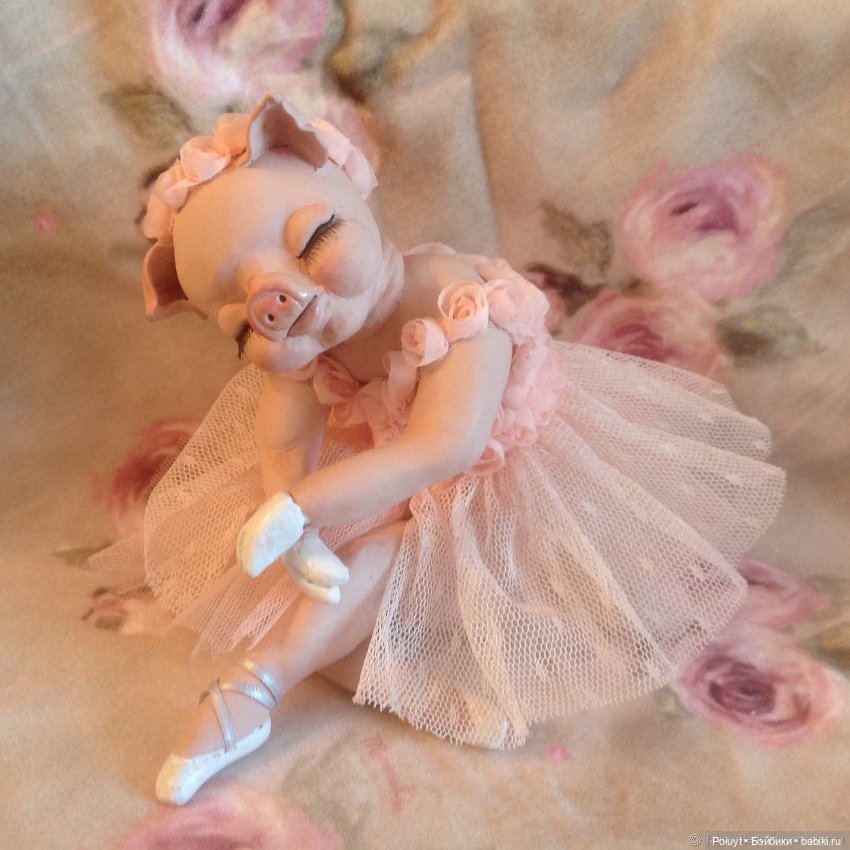 Свинки, они такие свинки — Лепка авторских игрушек и папье (фото 5)