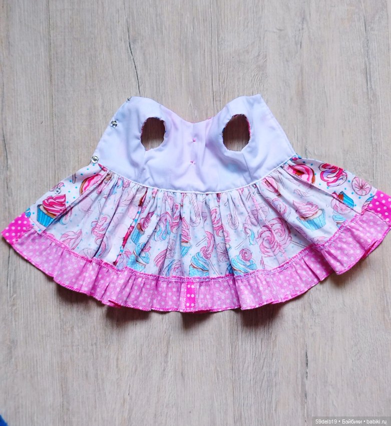 Новое летнее платьеце👗 для Ханночки готц 50 см (фото 9)