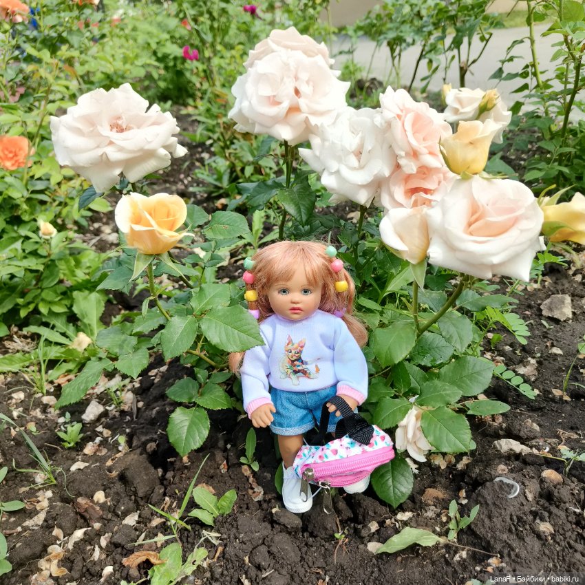 Эмили и розочки ( кукла Габриэль Мюллер)