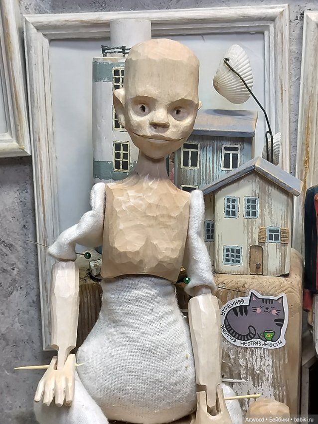 Царевна -лягушка — Авторские куклы из дерева (фото 6)