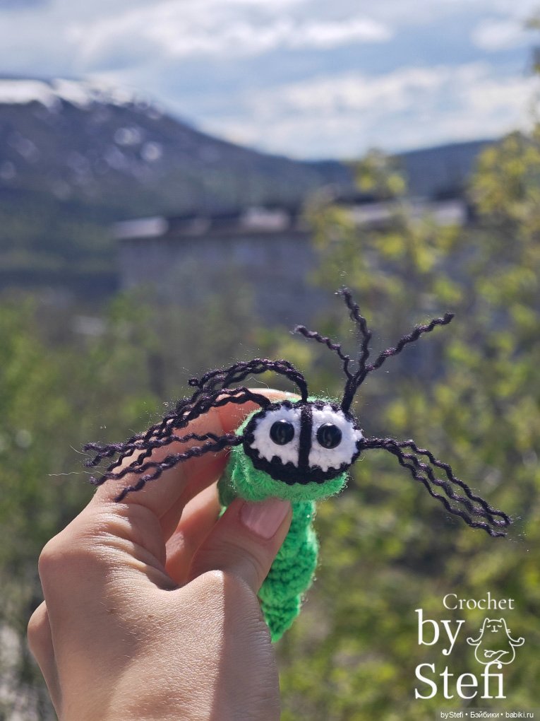 Гусеница Бакся — Вязаные игрушки и амигуруми: крючком (фото 9)