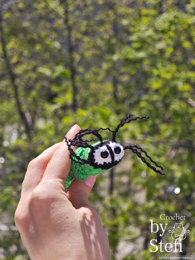 Гусеница Бакся — Вязаные игрушки и амигуруми: крючком