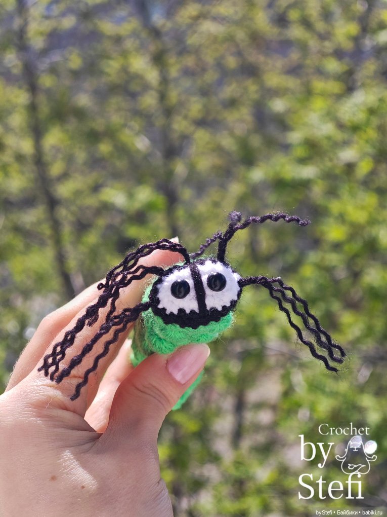 Гусеница Бакся — Вязаные игрушки и амигуруми: крючком