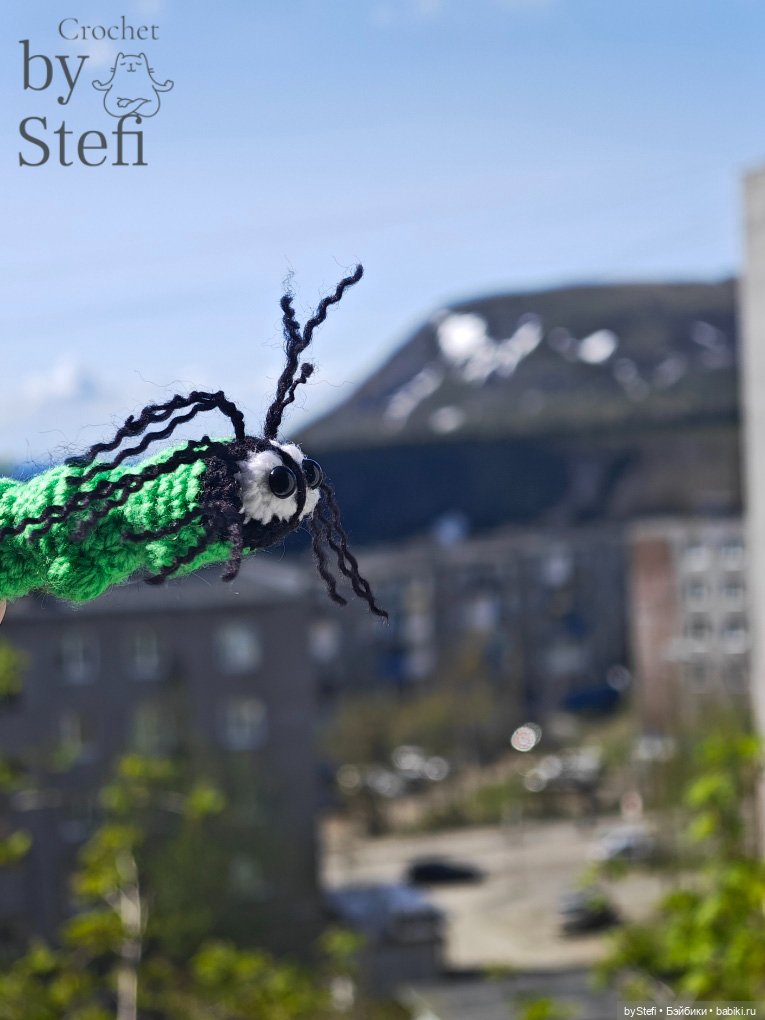 Гусеница Бакся — Вязаные игрушки и амигуруми: крючком (фото 2)