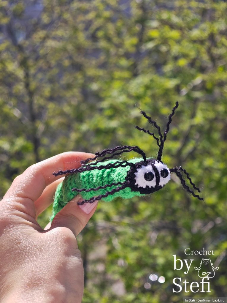 Гусеница Бакся — Вязаные игрушки и амигуруми: крючком (фото 7)