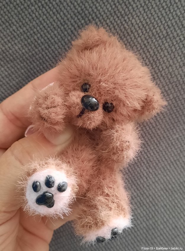 Бурый Мишка — Вязаные игрушки и амигуруми: крючком