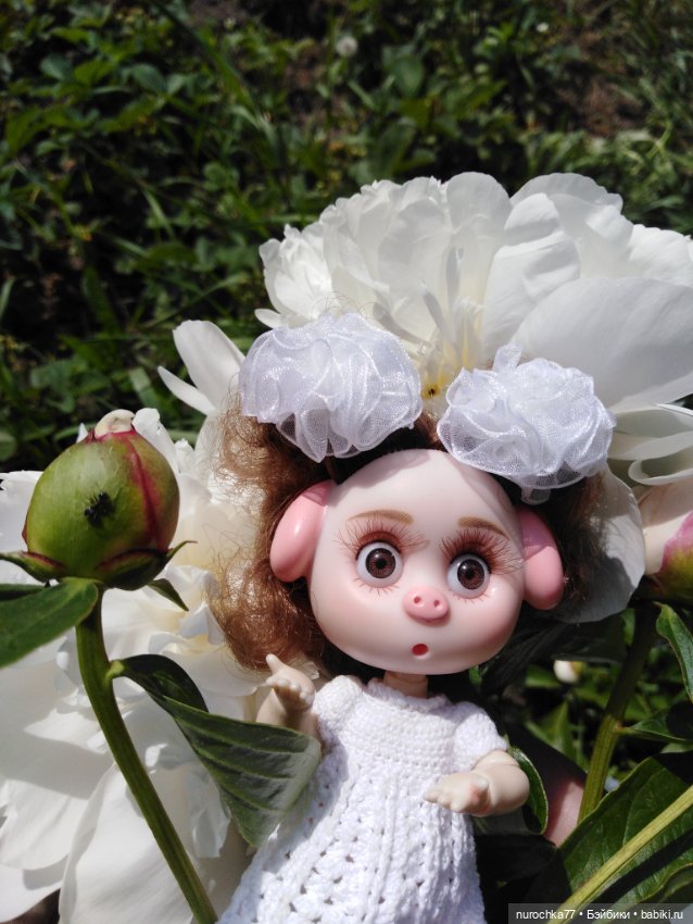 Про Нафочку. В пионах — Гибриды шарнирных кукол (не БЖД): подбор тела (фото 3)