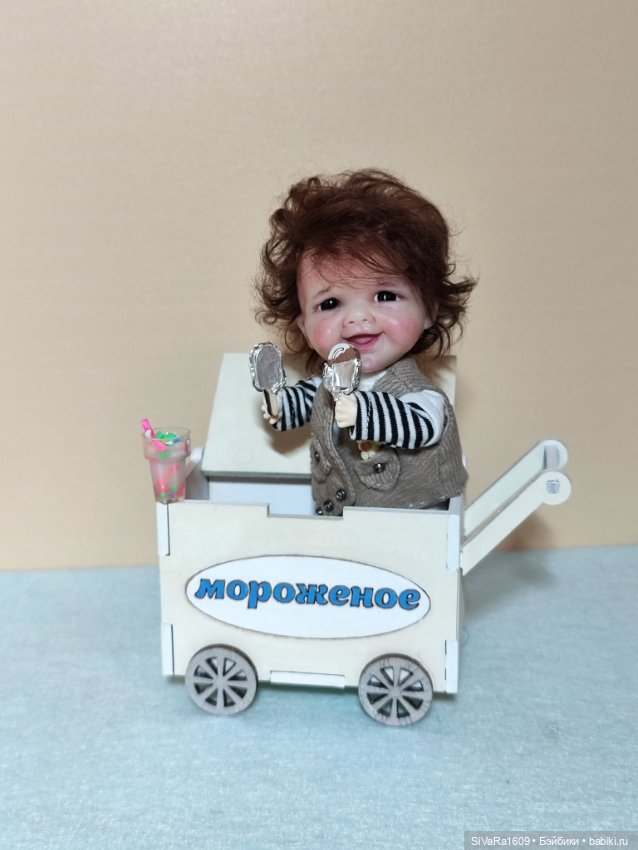 Митя и тележка мороженого 😁 (фото 9)